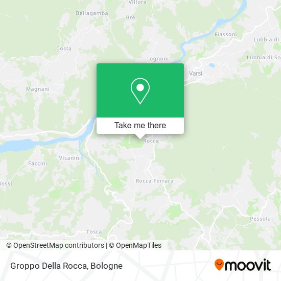 Groppo Della Rocca map