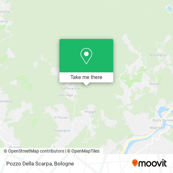 Pozzo Della Scarpa map