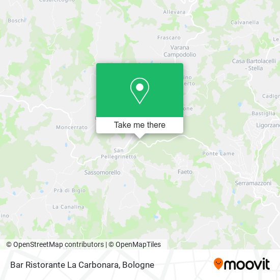 Bar Ristorante La Carbonara map