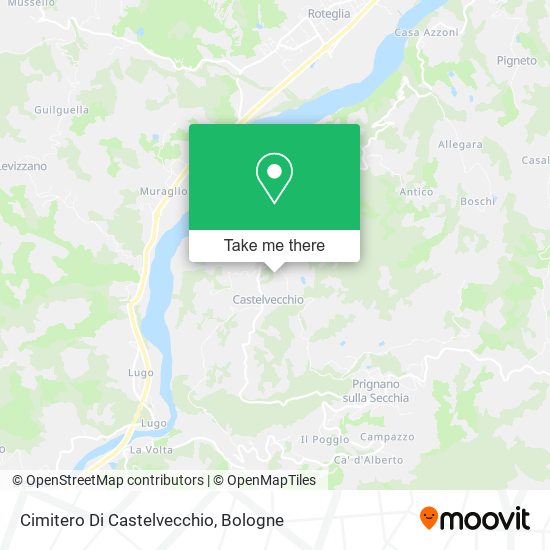 Cimitero Di Castelvecchio map