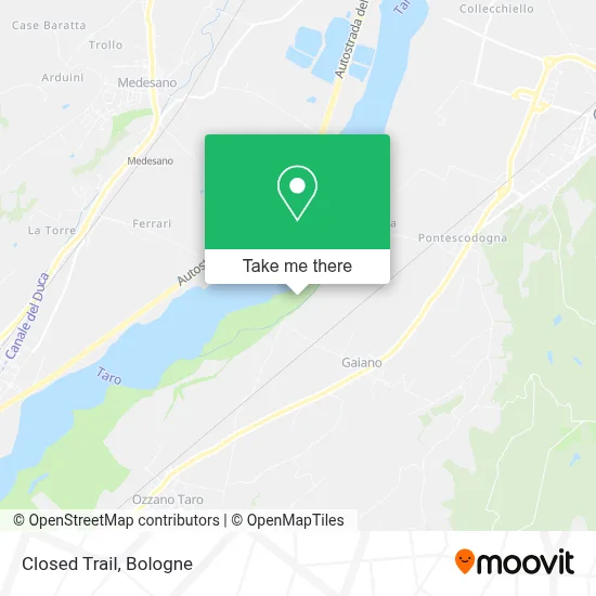 Closed Trail map
