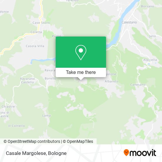 Casale Margolese map