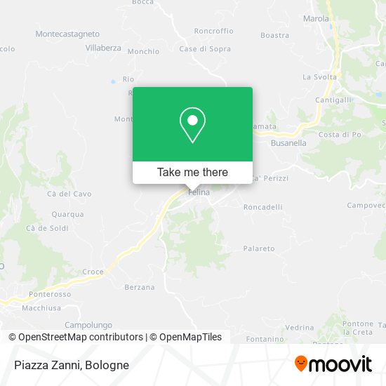 Piazza Zanni map