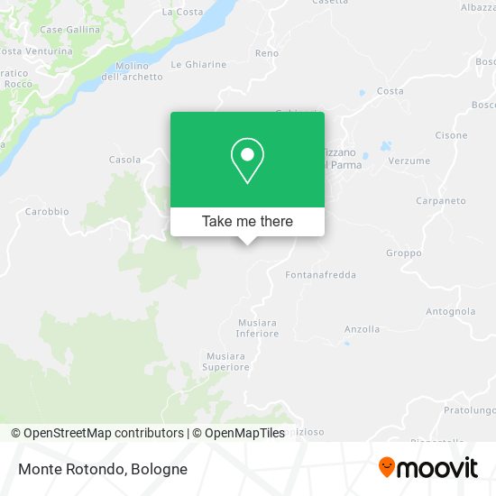 Monte Rotondo map