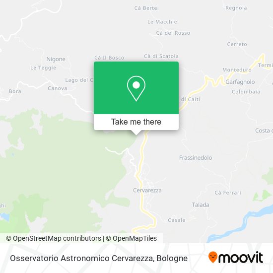 Osservatorio Astronomico Cervarezza map