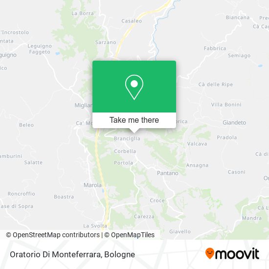 Oratorio Di Monteferrara map
