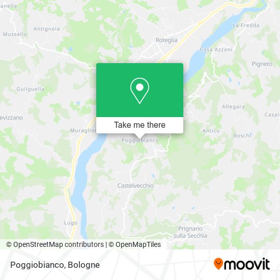 Poggiobianco map