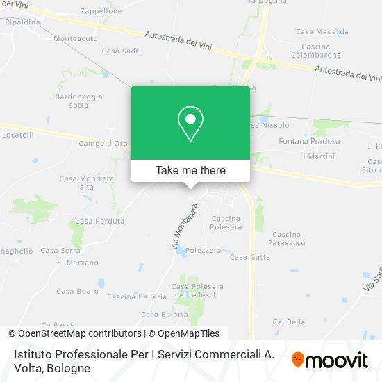Istituto Professionale Per I Servizi Commerciali A. Volta map