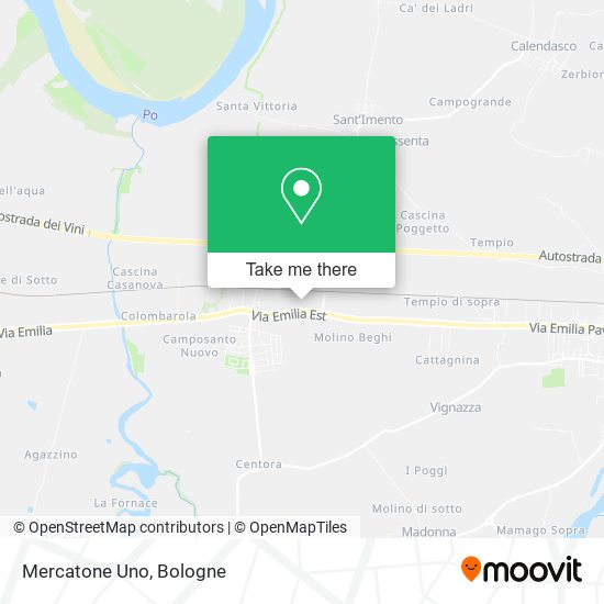 Mercatone Uno map
