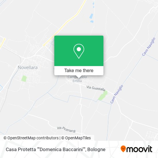 Casa Protetta ""Domenica Baccarini"" map