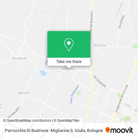 Parrocchia Di Budrione -Migliarina S. Giulia map