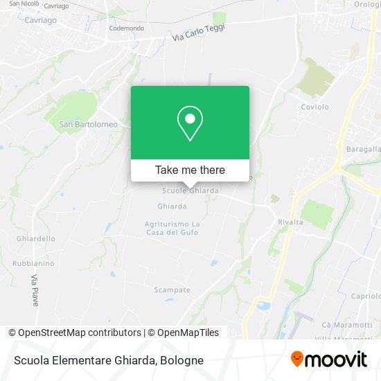 Scuola Elementare Ghiarda map