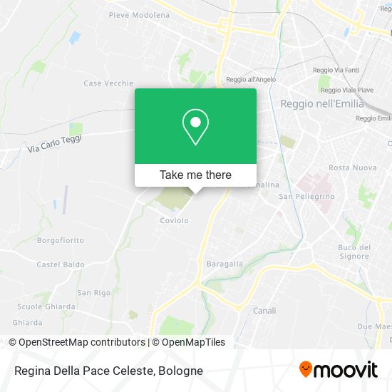 Regina Della Pace Celeste map