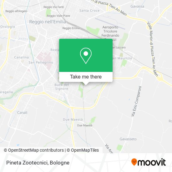 Pineta Zootecnici map