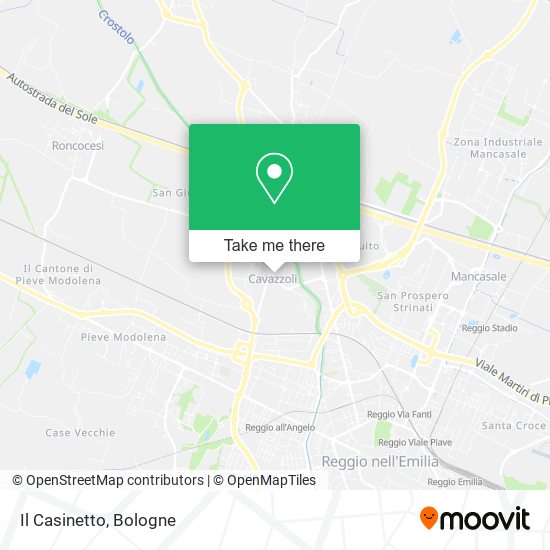 Il Casinetto map