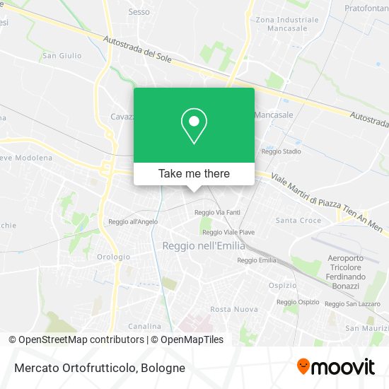Mercato Ortofrutticolo map
