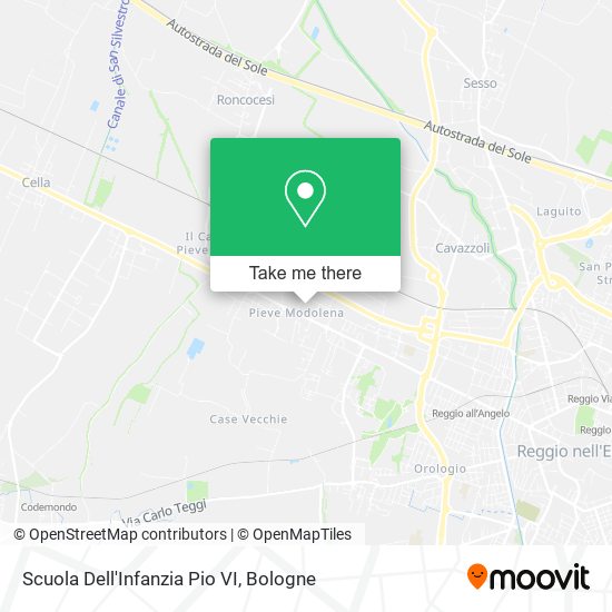 Scuola Dell'Infanzia Pio VI map