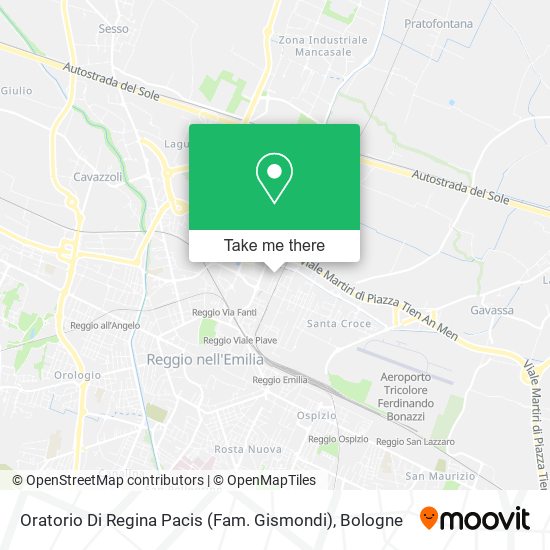 Oratorio Di Regina Pacis (Fam. Gismondi) map