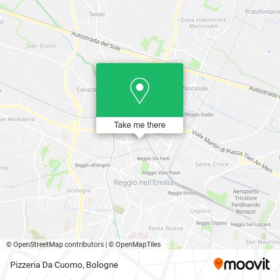Pizzeria Da Cuomo map