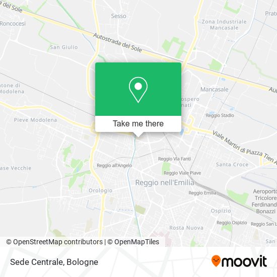 Sede Centrale map
