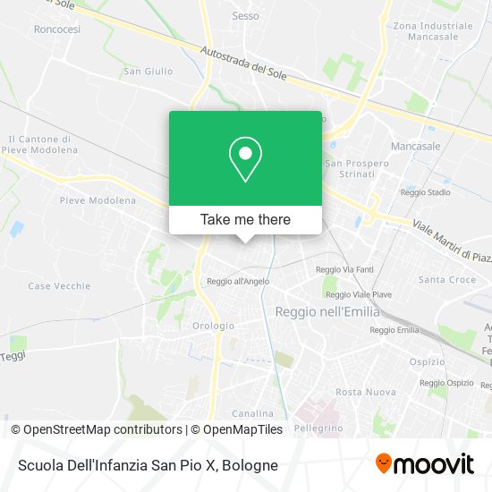 Scuola Dell'Infanzia San Pio X map