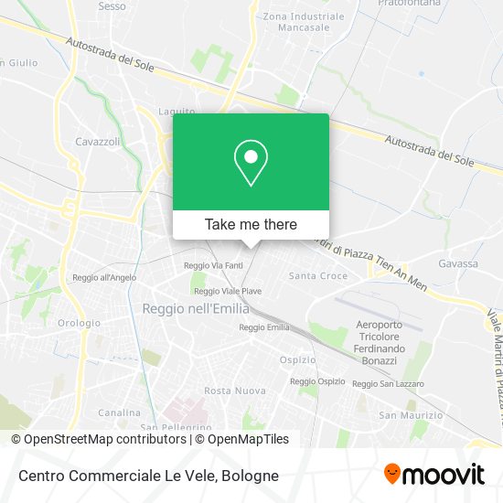 Centro Commerciale Le Vele map