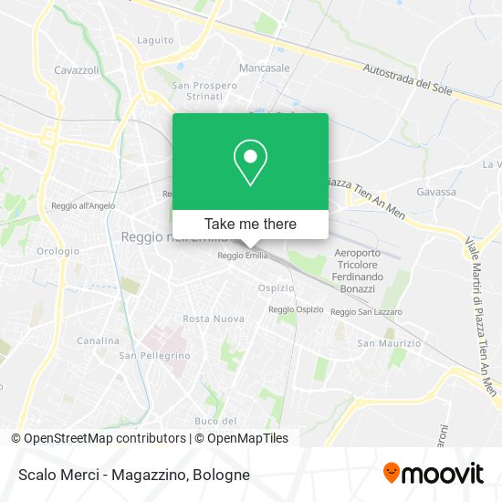 Scalo Merci - Magazzino map