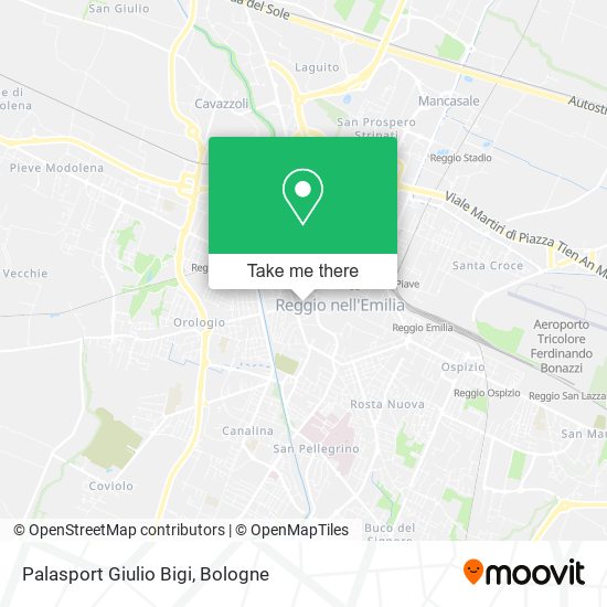 Palasport Giulio Bigi map