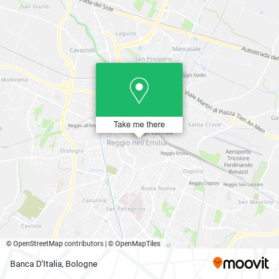 Banca D'Italia map