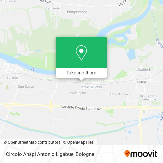 Circolo Anspi Antonio Ligabue map