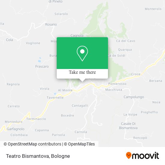 Teatro Bismantova map