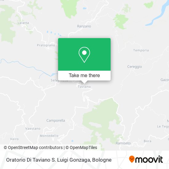 Oratorio Di Taviano S. Luigi Gonzaga map
