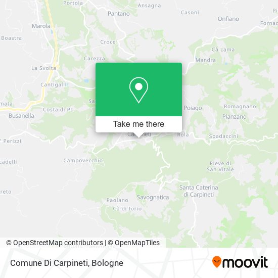 Comune Di Carpineti map