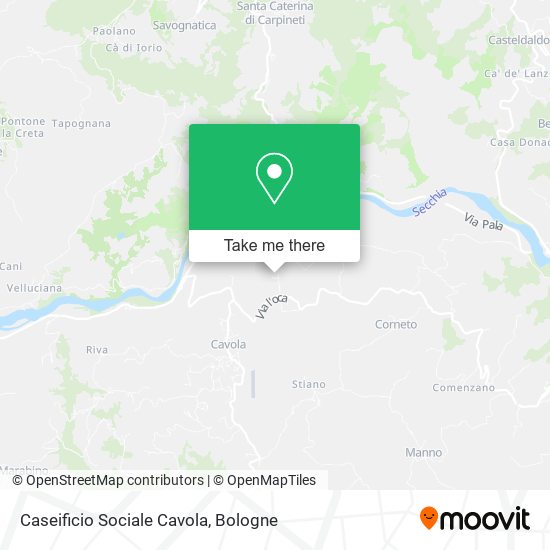 Caseificio Sociale Cavola map