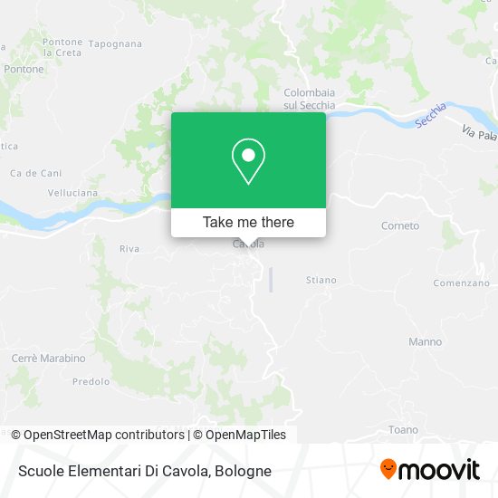 Scuole Elementari Di Cavola map