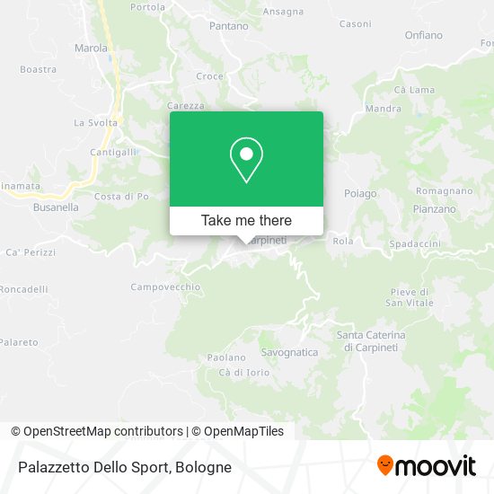 Palazzetto Dello Sport map