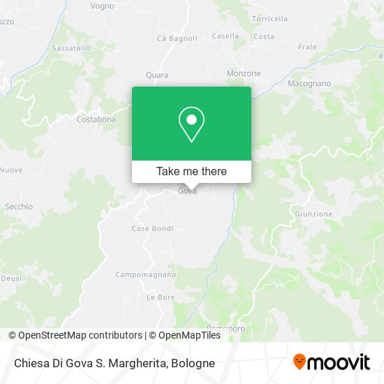 Chiesa Di Gova S. Margherita map