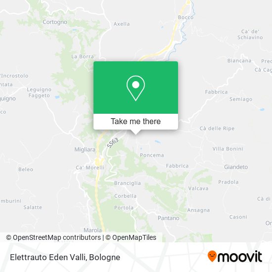 Elettrauto Eden Valli map