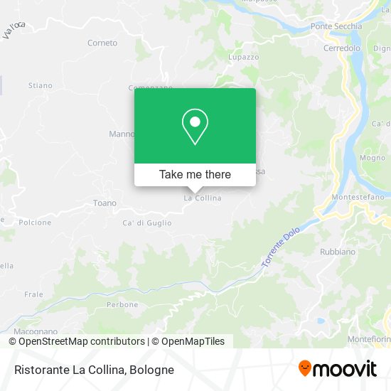 Ristorante La Collina map