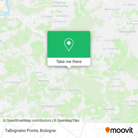Talbignano Ponte map