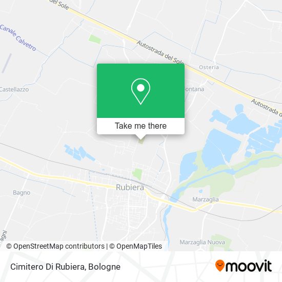 Cimitero Di Rubiera map