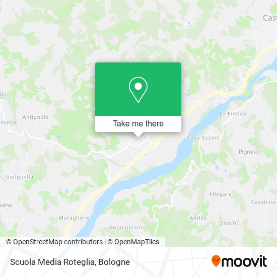 Scuola Media Roteglia map