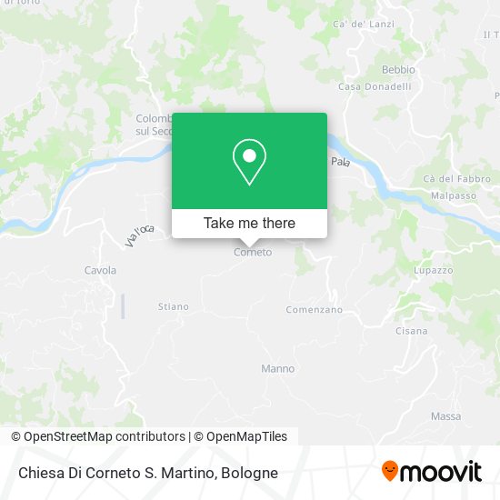 Chiesa Di Corneto S. Martino map