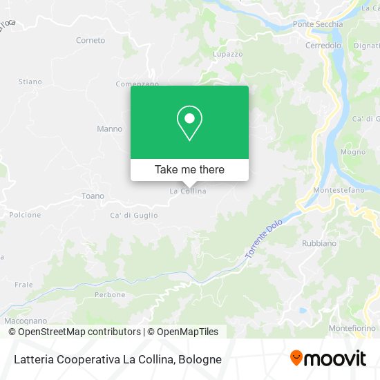 Latteria Cooperativa La Collina map