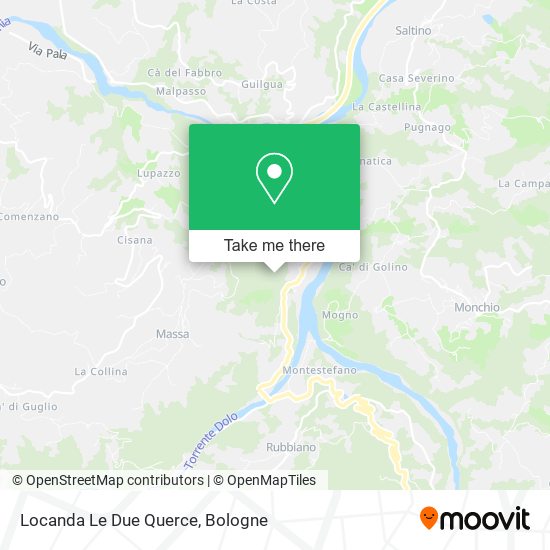 Locanda Le Due Querce map