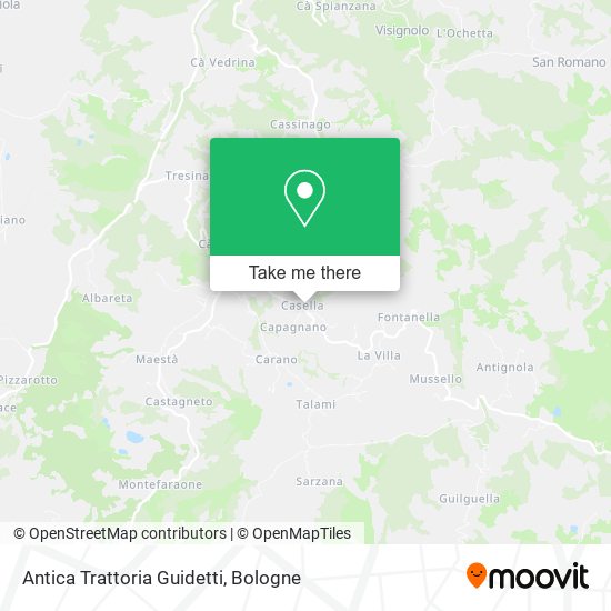Antica Trattoria Guidetti map