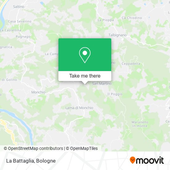La Battaglia map