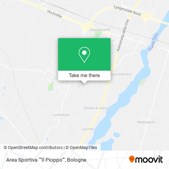 Area Sportiva ""Il Pioppo"" map
