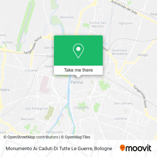 Monumento Ai Caduti Di Tutte Le Guerre map