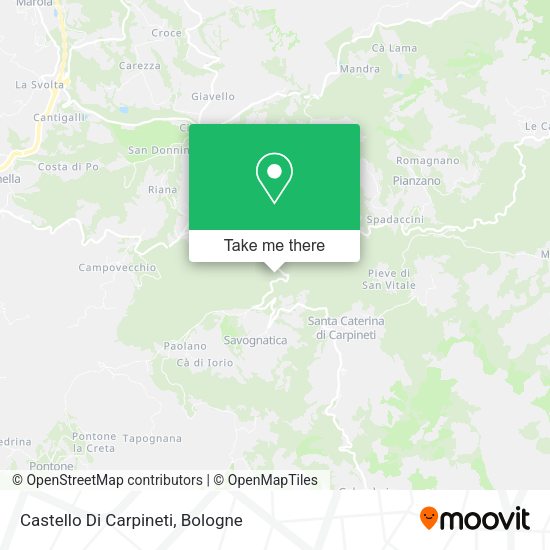 Castello Di Carpineti map
